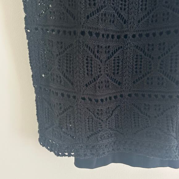 NWT Pomander Place Crochet Knit Cover Up Sz XS - Picture 4 of 10